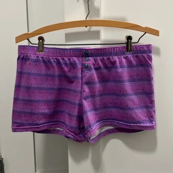 Honeydew Intimates Heart Pattern Racer Back Tank Top & Shorts Pajama Set Size S - Picture 6 of 10